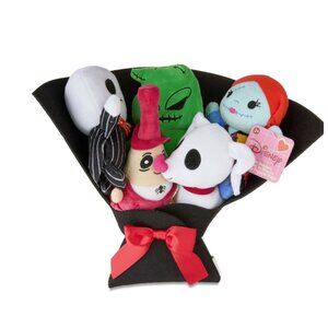 Disney Nightmare Before Christmas Valentine Plush Bouquet 13" 5 Dolls